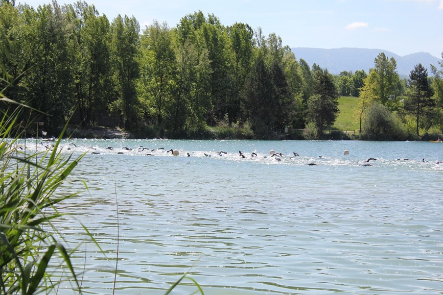 Natation du Half Iron du Semnoz 2017