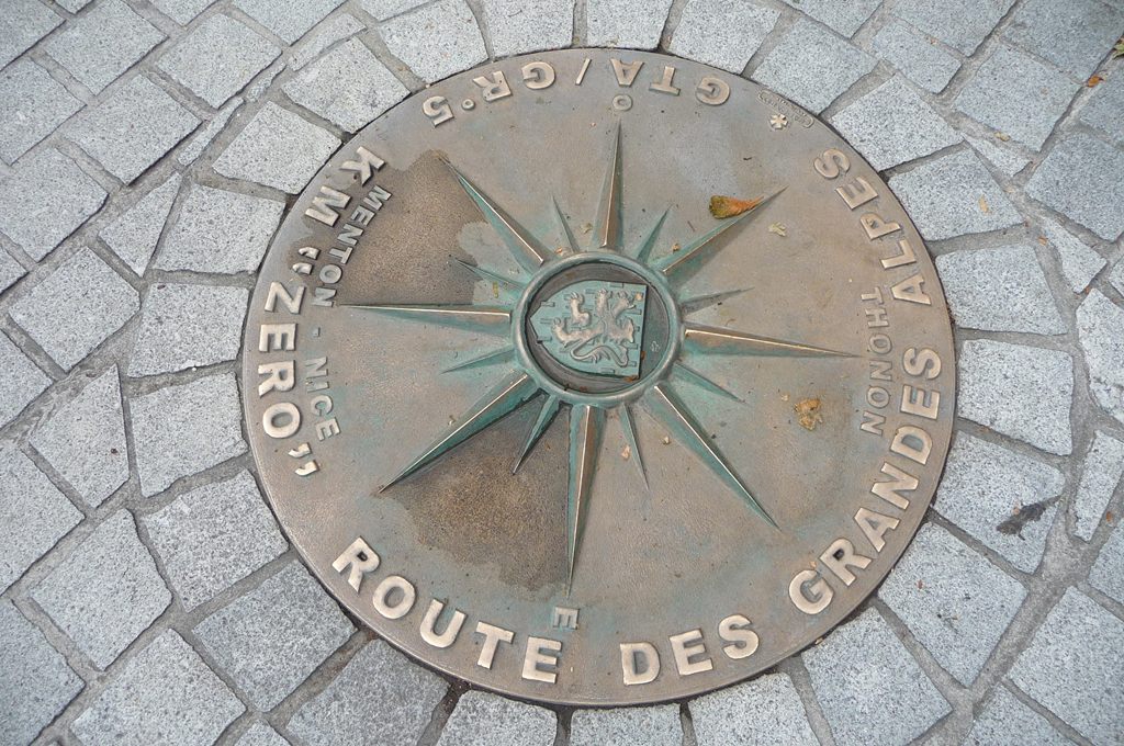 KM0 route des Grandes Alpes