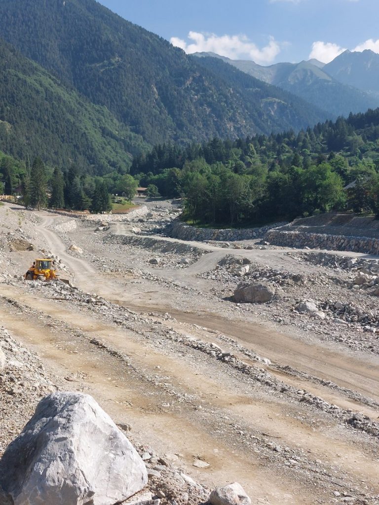 Chantier de reconstruction - Vallée de la Vésubie - 2025