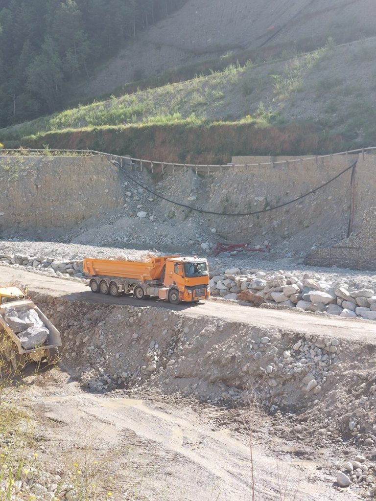 Engins de chantier - Vallée de la Vésubie - 2025