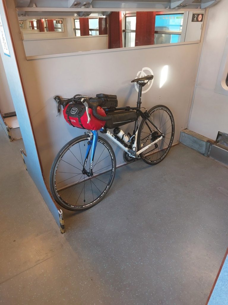 Vélo embarqué dans le TER