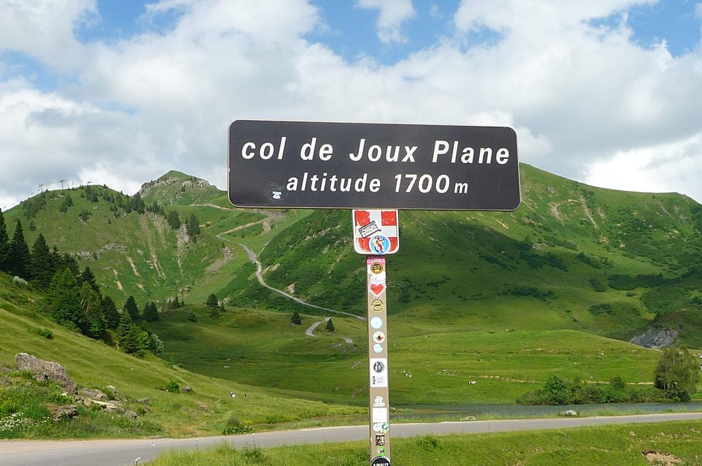 Panneau sommet du col de Joux Plane - RGA Acte 1