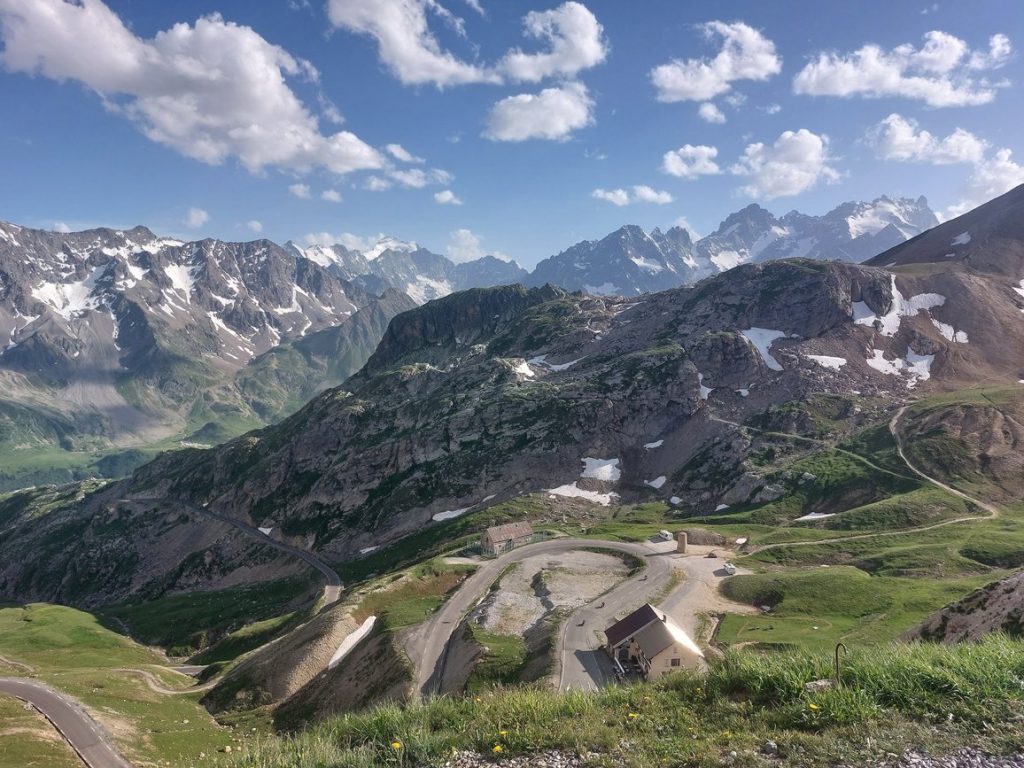 Derniers lacets du col du Galibier