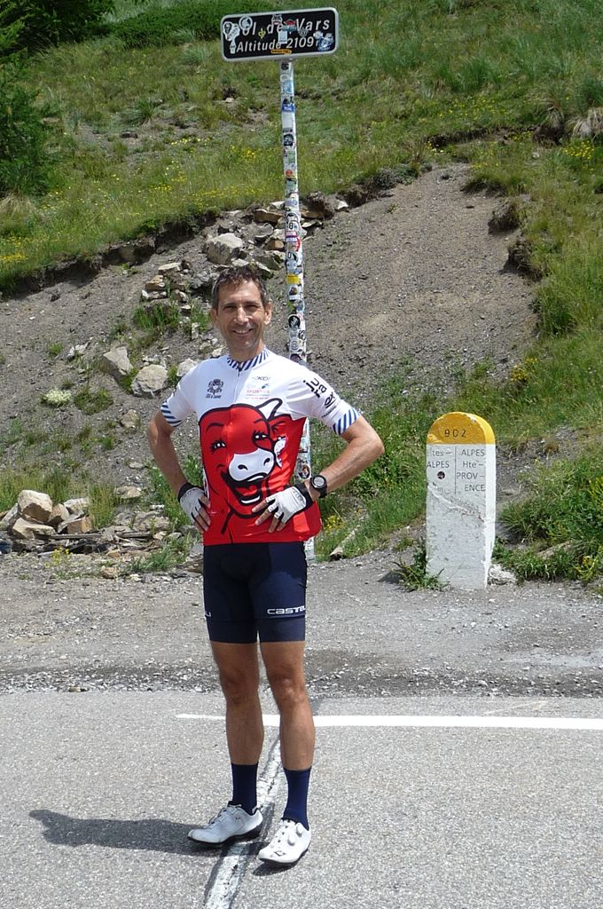 Photo souvenir en haut du col de Vars
