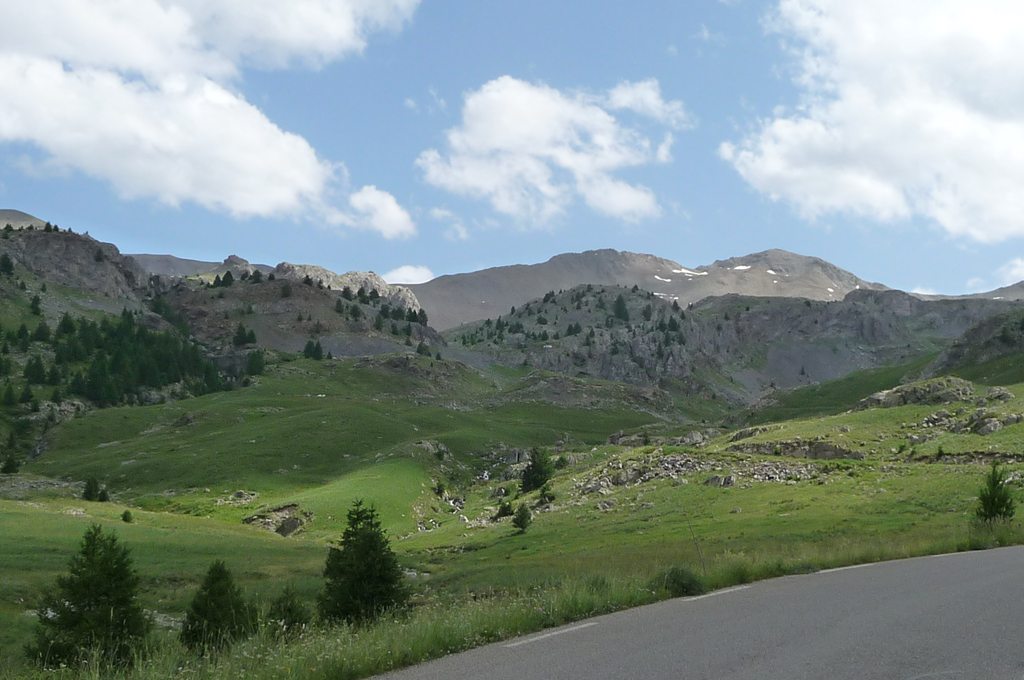 Montée du col de la Bonette