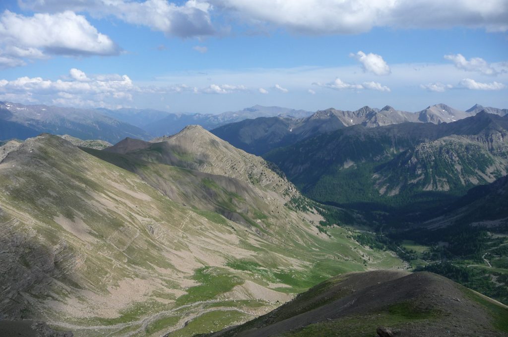 Vue 360 cime de la Bonette